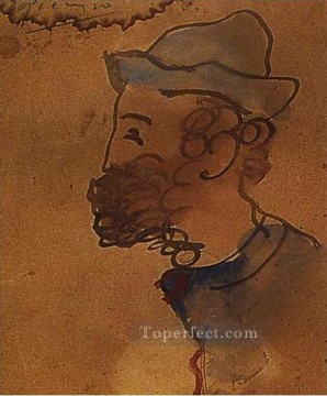 抽象的かつ装飾的 Painting - ラモン・ピクゾの肖像 1897 キュビスト